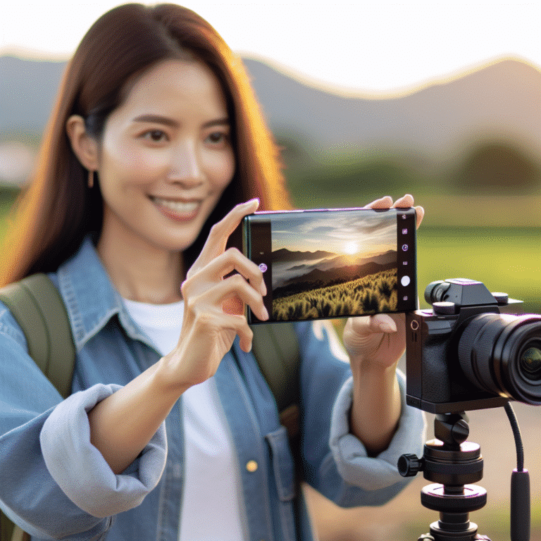 como usar a câmera do smartphone como profissional