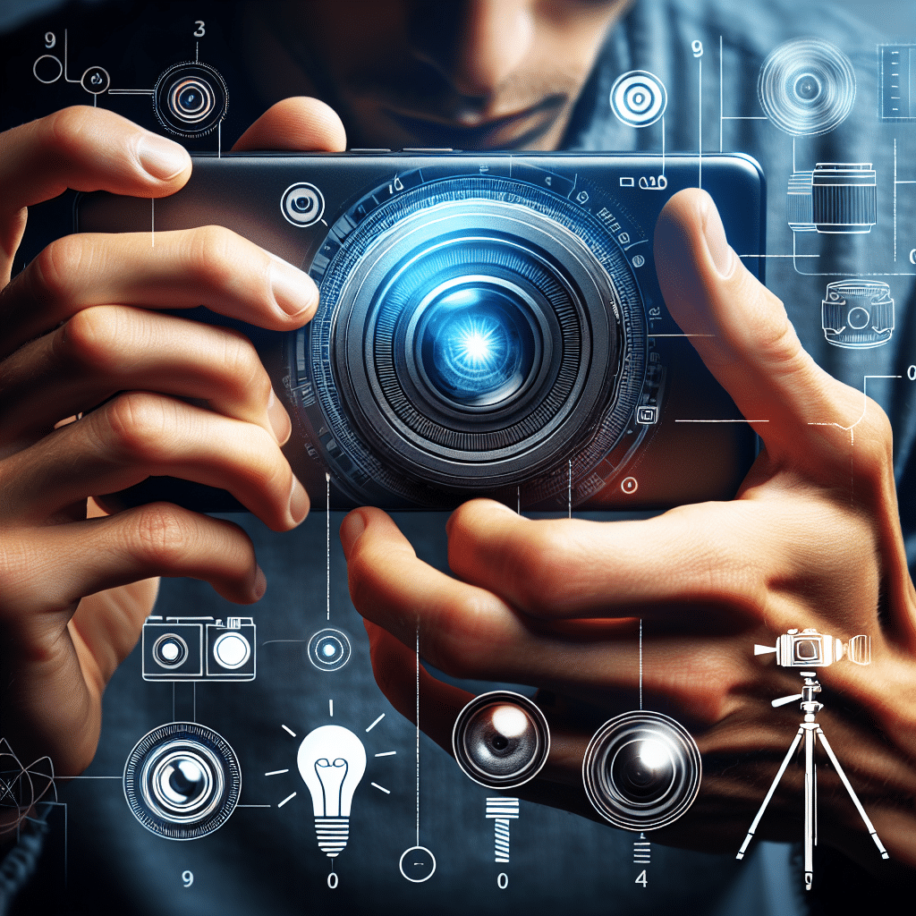 como usar a câmera do smartphone como profissional