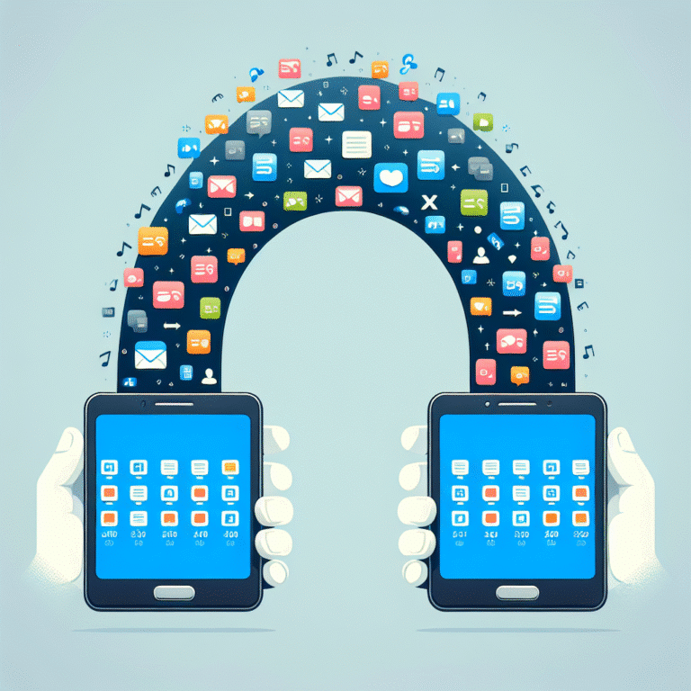 como transferir dados para um novo smartphone