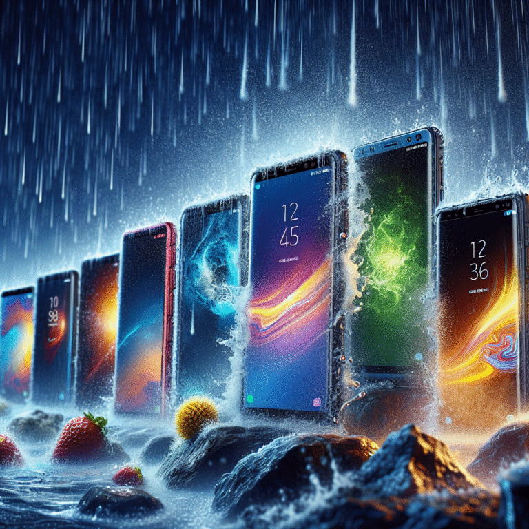 smartphones resistentes à água e poeira