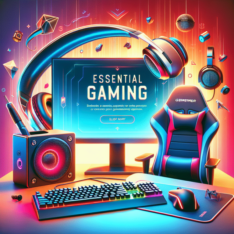 acessórios essenciais para gamers iniciantes