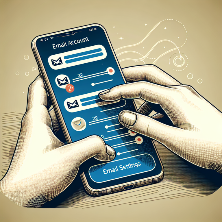 tutoriais de configuração de conta de e-mail em smartphones