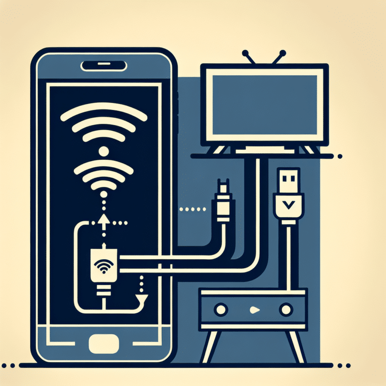 passo a passo para conectar seu smartphone a uma TV.